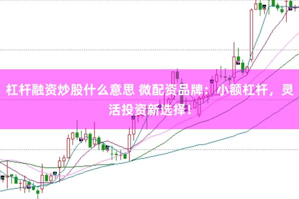 杠杆融资炒股什么意思 微配资品牌：小额杠杆，灵活投资新选择！