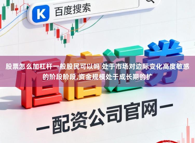 股票怎么加杠杆一般股民可以吗 处于市场对边际变化高度敏感的阶段阶段，资金规模处于成长期的扩